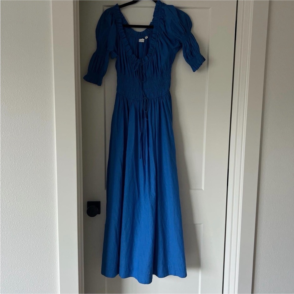 Elegant Blue Women's Dress